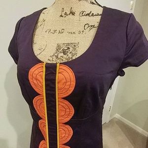 Boden dress with medallion detailing
